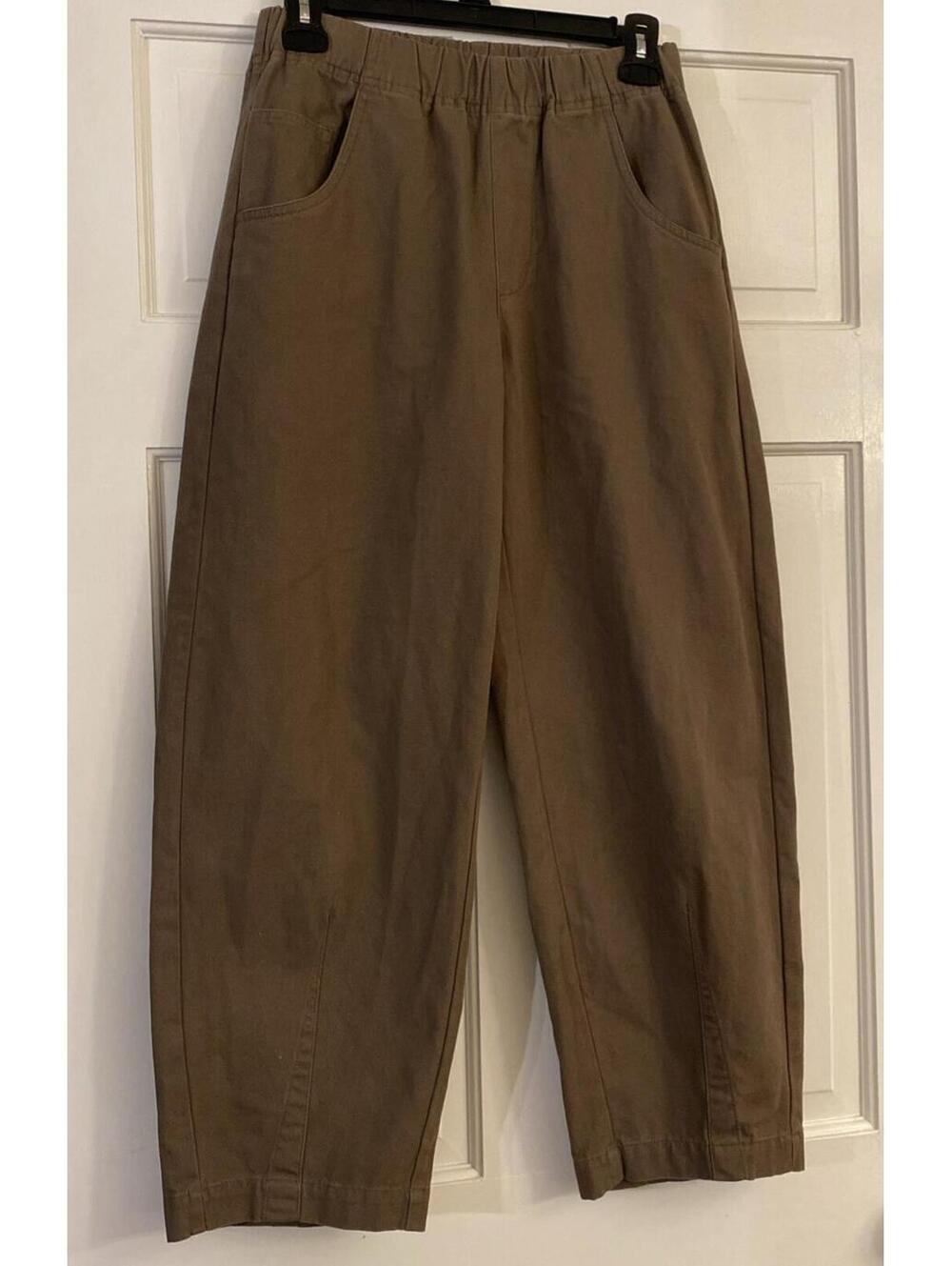 Barrel Leg Mid-Rise Baggy Pull-On Pants - Universal Thread XS Women’s